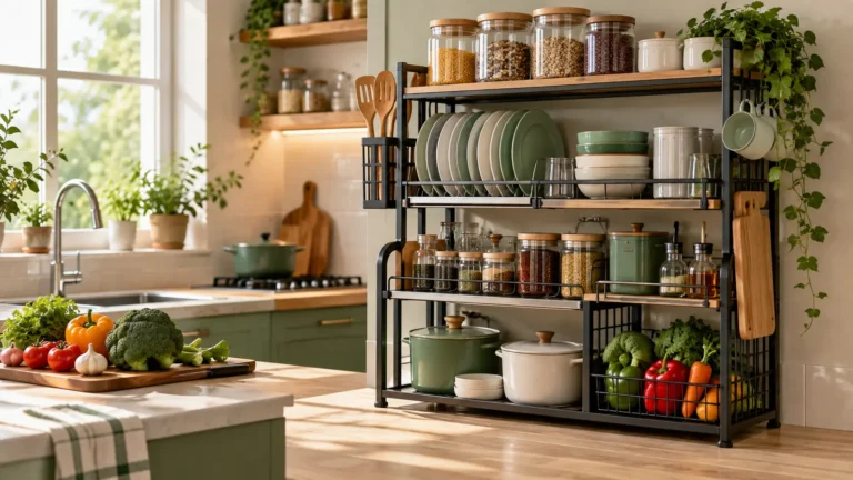 10 Kitchen Rack Ideas to Organize Your Kitchen